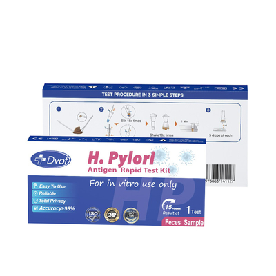 High Sensitivity Detection H. pylori Virus Antigen Rapid Test Kit with Disposable Design