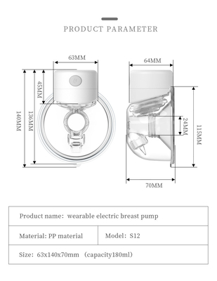 Wireless Medical Breast Pump Technology Hands Free Electric Breast Pump For Busy Moms