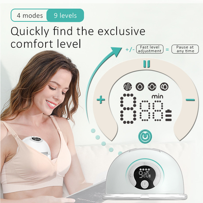 Portable Hands Free Breast Pump,Food Grade Portable Electric Breast Pump For Breastfeeding Mothers