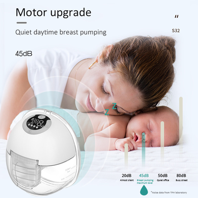 Hand Free Medical Breast Pump Adjustable Suction Speed Settings