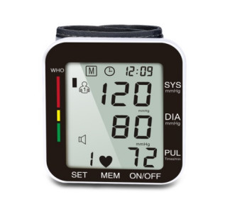 Arm Style Electronic Blood Pressure Monitors BP Machine With Large LCD Display
