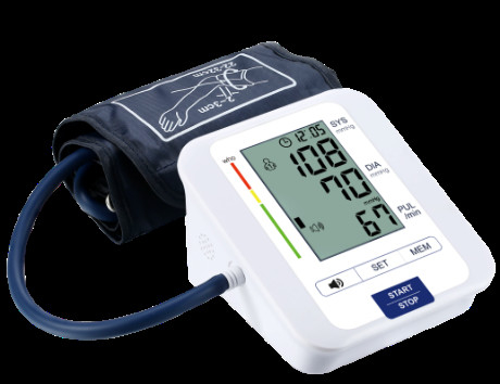Arm Style Electronic Blood Pressure Monitors BP Machine With Large LCD Display