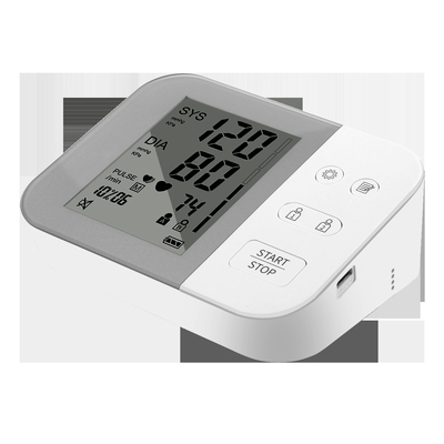 Arm Style Electronic Blood Pressure Monitors BP Machine With Large LCD Display