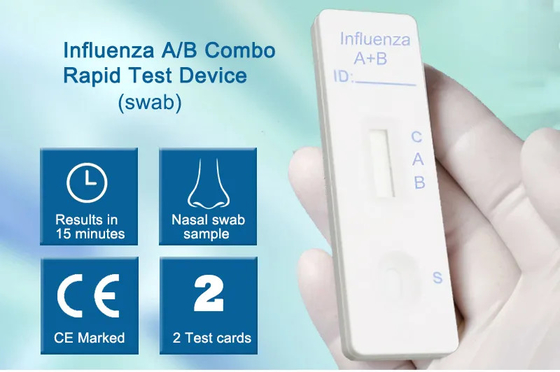 Colloidal Gold Antigen Test,Influenza A/B SARS-CoV-2 Rapid Antigen Test Detection Kit Cassette