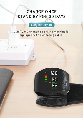 Portable, Large-Sized LCD Digital Display With Voice Prompt Function For Blood Pressure Monitoring