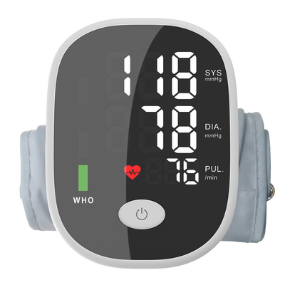 Portable Accurate Digital Sphygmomanometer With Voice Prompt Large Screen LCD Display's Digital BP Meter