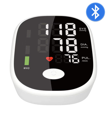 Portable Accurate Digital Sphygmomanometer With Voice Prompt Large Screen LCD Display's Digital BP Meter