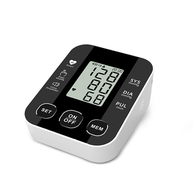 One Click Operation Portable LCD Digital Display Voice Broadcast Blood Pressure Monitor