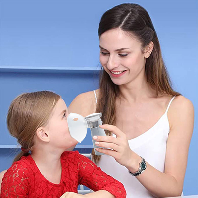GB/T 18830-2009 Handheld Portable Nebulizer Efficient White Quiet Portable Nebulizer