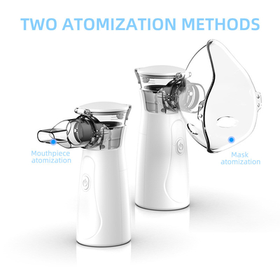 GB/T 18830-2009 Handheld Portable Nebulizer Efficient White Quiet Portable Nebulizer