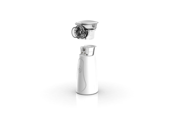 High Efficiency Handheld Portable Nebulizer White Portable Rechargeable Nebulizer