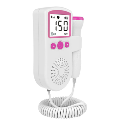 LCD Display Fetal Heart Rate Detector Doppler Heartbeat Detector For Pregnancy