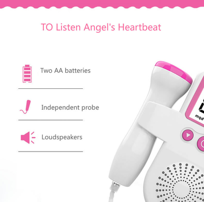Nine Weeks Baby Fetal Heart Detector Ultrasound Fetal Doppler Heart Monitor