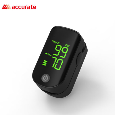 Plastic Medical Finger Pulse Oximeter Accurate Measurement 50g Weight