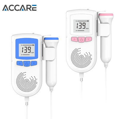 Pregnancy Doppler Heartbeat Monitor,Plastic Ultrasound Fetal Doppler Monitor Eases Parental Anxiety