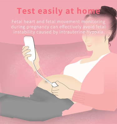 Pregnancy Heartbeat Detector,Fetal Heart Rate Monitor with Safe Fetal Heart Detection Technology 180g