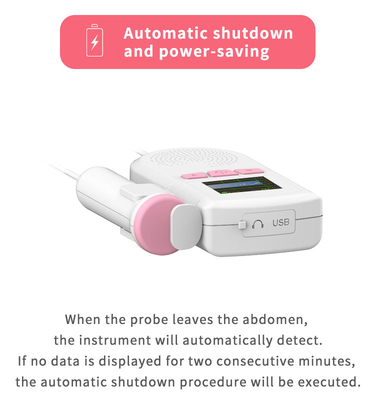 Home Pregnancy Heartbeat Monitor,Accurate Heart Doppler Fetal Monitoring Machine Non Invasive Ease Parental Anxiety
