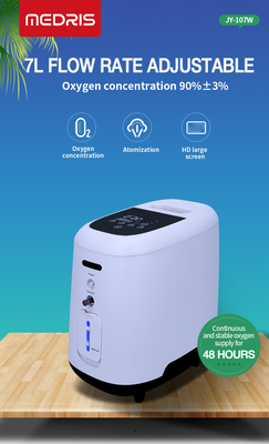 7L Large Screen LCD Oxygen Concentrator: Adsorption And Compression For Efficient Oxygen Delivery