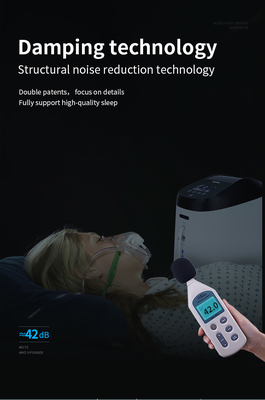 Continuously Stable And Efficient Oxygen Production Portable LCD Display Silent Medical Grade 9L Oxygen Generator