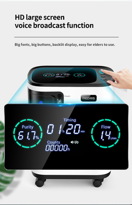 Accurate Lightweight Portable Oxygen Concentrator High Concentration 3L