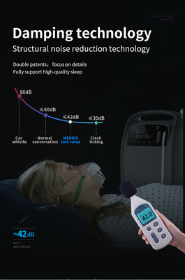 Portable LCD Display 5L High Concentration Medical Grade Household Oxygen Generator Suitable For The Elderly And Childre
