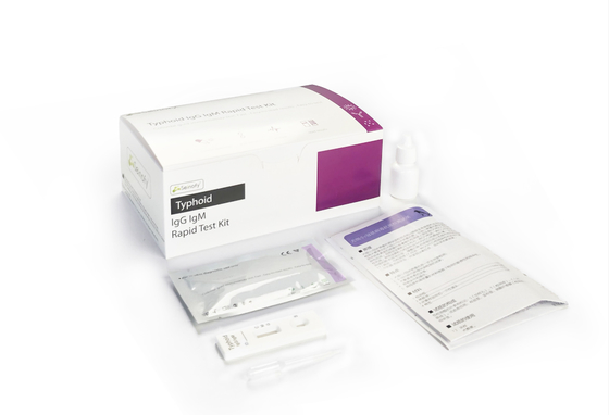 Detection Typhoid IgG IgM Rapid Test Reagent For Whole Blood Serum Plasma
