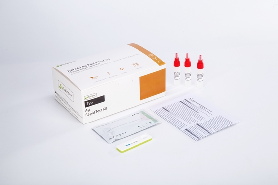 BfArM PEI Certified Typhoid Antigen Rapid Test Disposable 10 - 15 Minutes Reaction Time