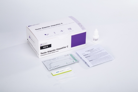 Portable Medical Diagnostic Test Kits Fast Detection Hepatitis C HCV Rapid Test Kit