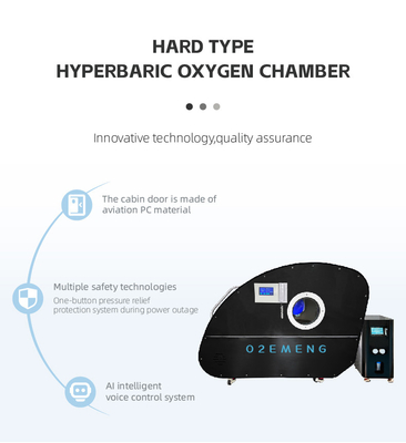 Therapeutic Grade Hyperbaric Chamber Therapy 1.5ATA - 2.0ATA With 63 DB Noise Level