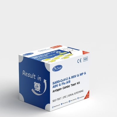 Dvot （6 IN ONE) Antigen combo test kit,for testing Covid-19/Adenovirus/influenza B/A etc.