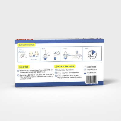 Dvot （6 IN ONE) Antigen combo test kit,for testing Covid-19/Adenovirus/influenza B/A etc.