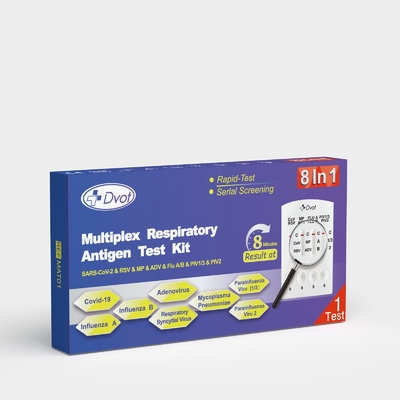 DVOT (8 IN ONE) Antigen Combo Test Kit for testing SARS-CoV-2 & RSV & MP & ADV & Flu A/B &PIV1/3&PIV