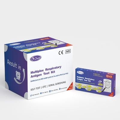DVOT (8 IN ONE) Antigen Combo Test Kit for testing SARS-CoV-2 & RSV & MP & ADV & Flu A/B &PIV1/3&PIV