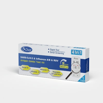 DVOT Antigen Combo Test Kit for testing  SARS-CoV-2 &Influenza A/B & RSV