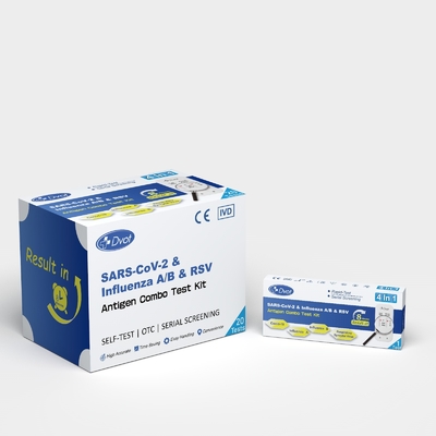 DVOT Antigen Combo Test Kit for testing  SARS-CoV-2 &Influenza A/B & RSV