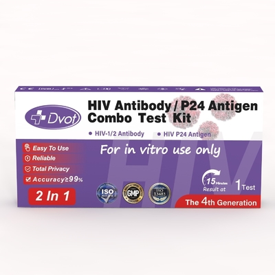 HIV 1/2 Antibody P24 Antigen Combo Test ,Disposable At Home Antigen Test Kit Rapid Testing for Your Peace of Mind