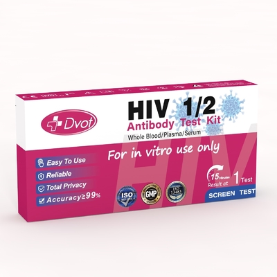 HIV 1/2 Rapid Home Antigen Test Kit for Accurate Results in 15 Minutes