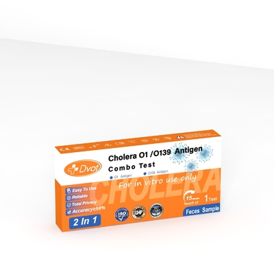 Cholera O1/O139 Antigen Combo Test Kit 98% Accuracy Rapid Antigen Test Kit for Home Use