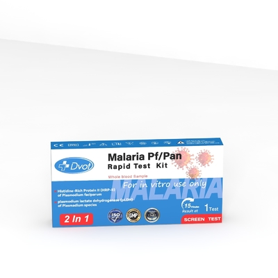 15 Minutes Test Time Malaria Pf/Pan Antigen Rapid Test Medical Diagnostic Test Kits CE and ISO Certified