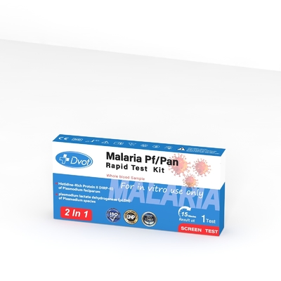 15 Minutes Test Time Malaria Pf/Pan Antigen Rapid Test Medical Diagnostic Test Kits CE and ISO Certified