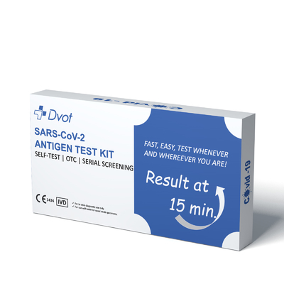 SARS-Cov-2 Antigen test Kit ,At Home Antigen Test Kit for Quick Results (15 Minutes) CE ISO Certified