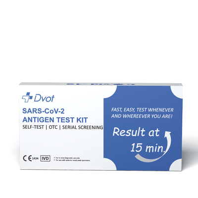 SARS-Cov-2 Antigen test Kit ,At Home Antigen Test Kit for Quick Results (15 Minutes) CE ISO Certified