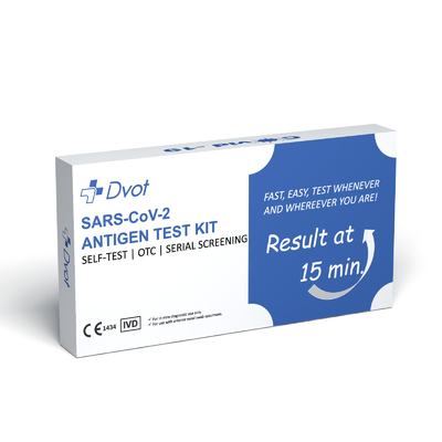SARS-Cov-2 Antigen test Kit ,At Home Antigen Test Kit for Quick Results (15 Minutes) CE ISO Certified