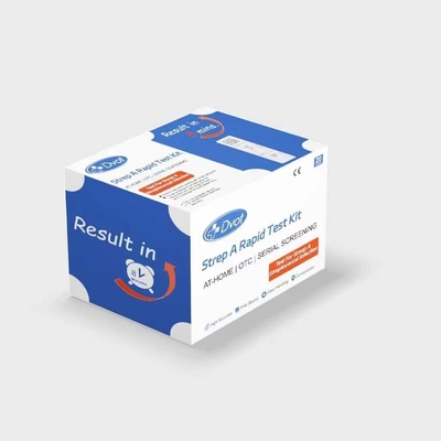 Quick and Easy At Home Antigen Test Kit with 8 Minutes Result Time that use for testing Strep A
