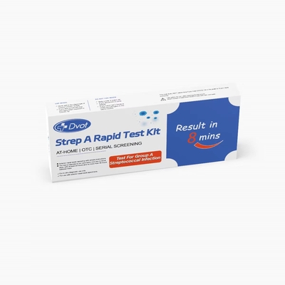 Quick and Easy At Home Antigen Test Kit with 8 Minutes Result Time that use for testing Strep A