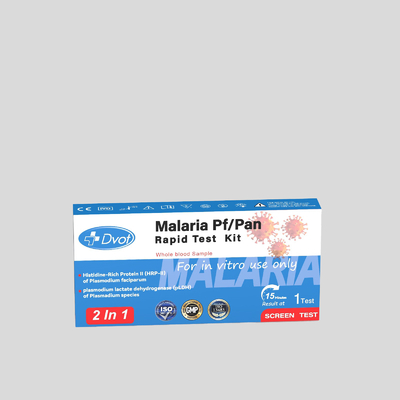 CE and ISO Certified At Home Malaria Pf/Pan Antigen Test Kit for Rapid Screening