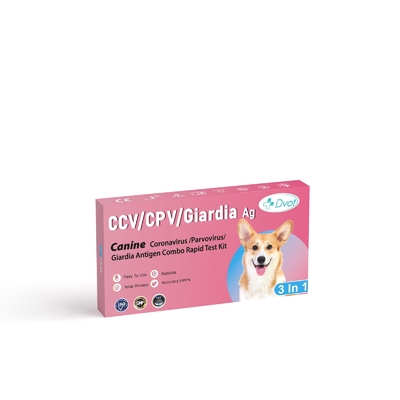 DOVT Combo Screening Kit Rapid Antigen Test for CCV/CPV and Giardia Test Time 8mins