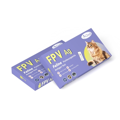 Fast Results Feline Panleukopenia Antigen Test Kit 8mins FPV Ag Test Kit