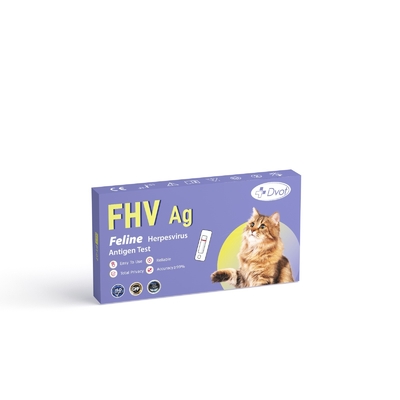 DOVT Vet Feline Herpesvirus Antigen Test FHV Ag Test 8mins Test Time CE ISO Certified