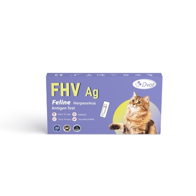 DOVT Vet Feline Herpesvirus Antigen Test FHV Ag Test 8mins Test Time CE ISO Certified